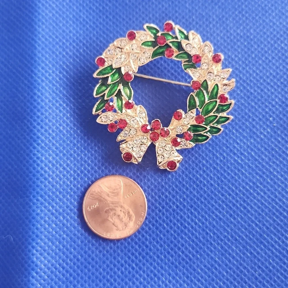 RESTOCKED! New! Christmas Brooch Scarf Pin